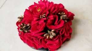 Hair Accessories Flower Bun...