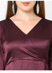 Women Satin Long Dress