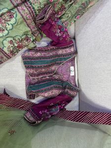 Heavy Embroidered Vintage Lehanga
