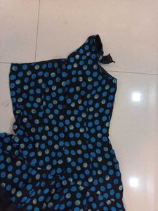 Handmade High Low Polka Dot Dress