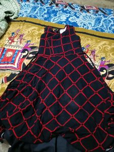 Stylish Black & Red Dress