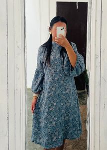 Korean Floral Dress