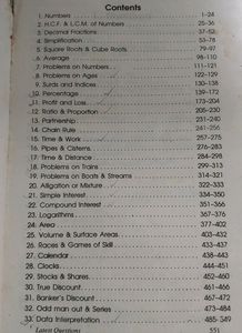 Quantitative Aptitude Book