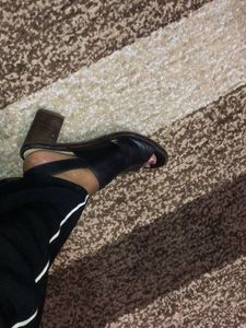 Carvela Comfort Heel Size -36 Black (Leather)
