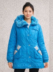 Vintage Blue Puffer Jacket 🧥