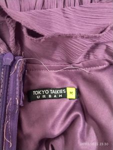 Purple Tiered Maxi Dress
