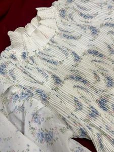 Floral Print High Neck Top