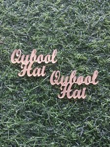 Qubool Hai Name Tag In ENGLISH (SET OF 2)