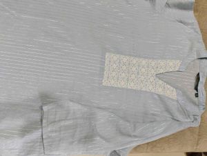Elegant Blue Embroidered Kurta