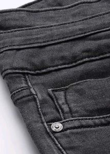 Gray Wash Skinny Jeans