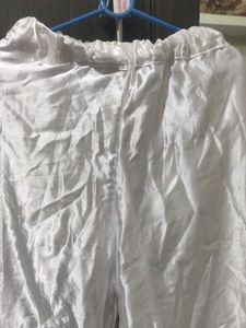 Elegant White Palazzo Pants