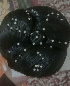 Natural Black Hair Bun