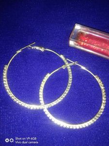 Sparkling Hoop Earrings