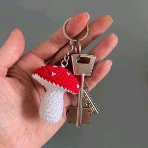 Crochet Mushroom Keychain Set