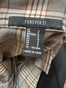 Korean Chic Checked Mini Skirt