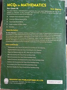 MCQs in Mathematics Class IX
