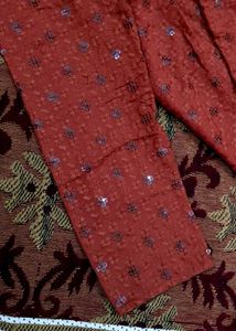 Embroidered Kurta Set for men
