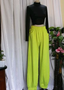Unisex Flourescent Green Pants