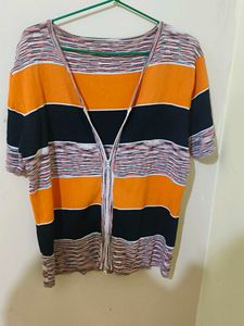 Striped Knit Top