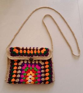 Crochet Granny Square Bag