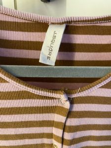 Striped Crop Top