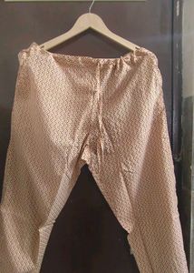 New Unused PureCotton Vneck Mughal Print Suit