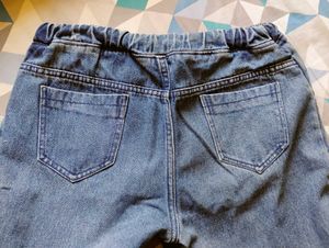Boyfriend Blue Stretchable Jeans