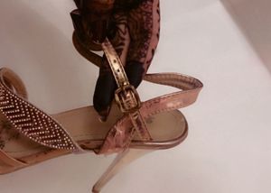 Rose Gold high Heels ( 3-5 inches)