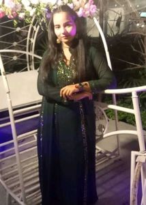 Elegant Green Evening Dress Dark 💚