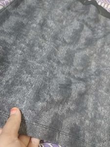 Gray Wash Mini Skirt