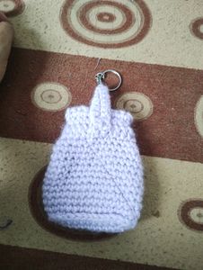 Crochet Mini Backpack Keychain