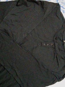 Black Henley Shirt