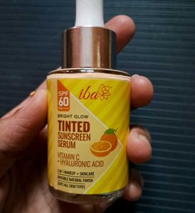 IBA BRIGHT GLOW TINTED SUNSCREEN SERUM SPF 60