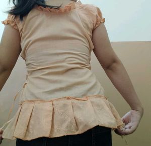 Peachy corset top