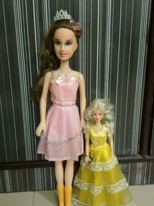 Big And Small Barbie Princess Combo 💕