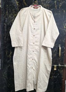 Cream Sequence Kurta