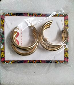 The Elegant Statement Makers- Golden Stud Earrings