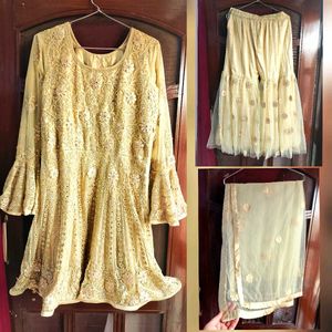 Embellished Sharara Set