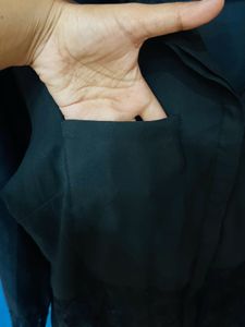 Black Net Shirt