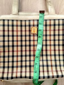 Vintage Daks Checkered Handbag