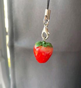 Strawberry Necklace 🍓nd Phonecharm(359rs)