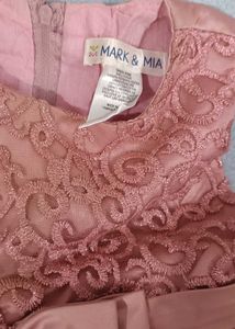 Pink Floral Toddler Dress