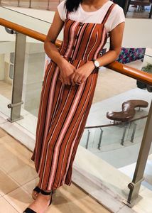 Ally Striped Jumpsuit