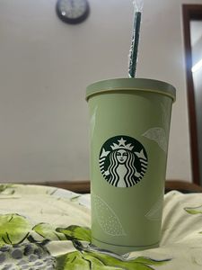 Brand New Starbucks Tumbler With Logo And Straw