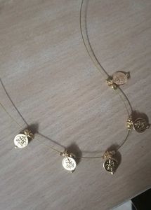 Gold Coin Choker Necklace✨