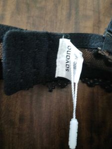 New Embroidery Black Bra By Urbanic