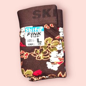 90cm Printed Women&#39;s Panty, Brown