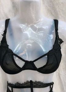122311. Black Lace Detail Bra