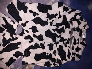 Cow Print Co-ord Set For Girls
