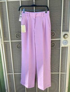 Lilac Pleated Trousers